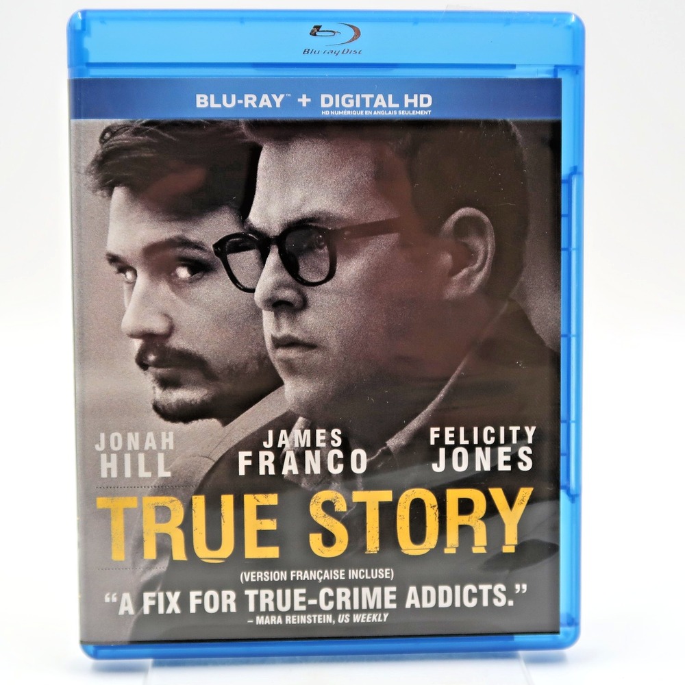 True Story Blu-ray 2015 Jonah Hill James Franco Felicity Jones Thriller Movie